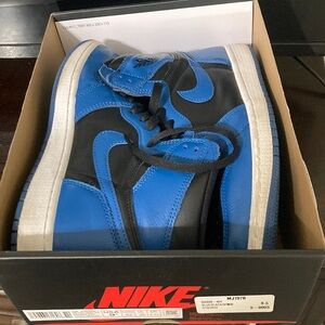 Air Jordan 1 Marina Blue/Black/White size 9.5